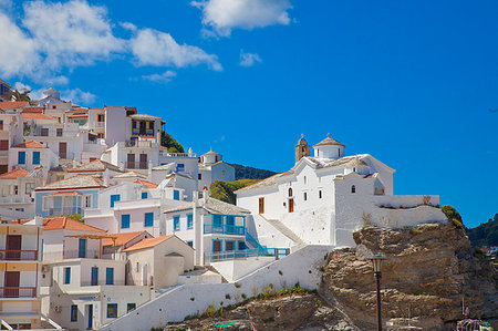 skopelos island - Skopelos, Sporades Island group, Greek Islands, Greece, Europe Fotografie stock - Rights-Managed, Codice: 841-09205297