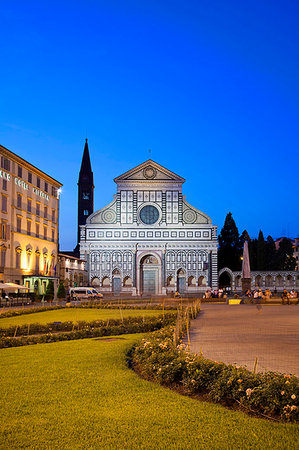 Santa Maria Novella, Florence, Tuscany, Italy, Europe Foto de stock - Con derechos protegidos, Código: 841-09205331