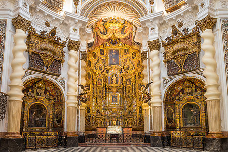 simsearch:6119-09203374,k - Interior of the San Luis de los Franceses Church, Seville, Andalusia, Spain, Europe Photographie de stock - Rights-Managed, Code: 841-09229756