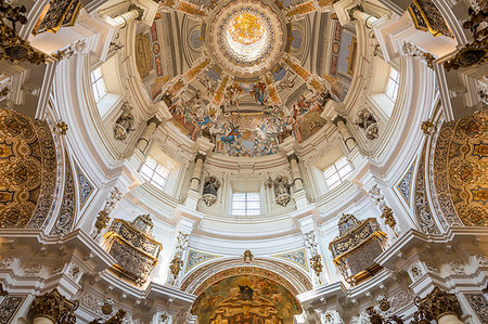 simsearch:6119-07781230,k - Interior of the San Luis de los Franceses Church, Seville, Andalusia, Spain, Europe Fotografie stock - Rights-Managed, Codice: 841-09229795