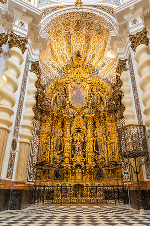 simsearch:841-07673569,k - Interior of the San Luis de los Franceses Church, Seville, Andalusia, Spain, Europe Stock Photo - Rights-Managed, Code: 841-09229796