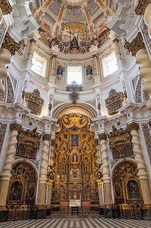 simsearch:6119-07781230,k - Interior of the San Luis de los Franceses Church, Seville, Andalusia, Spain, Europe Fotografie stock - Rights-Managed, Codice: 841-09229797