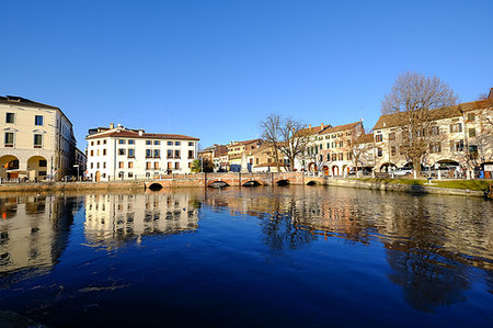 Riviera Garibaldi, Sile River, Treviso, Veneto, Italy, Europe Fotografie stock - Rights-Managed, Codice: 841-09230015