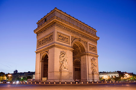 simsearch:841-08781863,k - Arc de Triomphe, Paris, France, Europe Photographie de stock - Rights-Managed, Code: 841-09242163