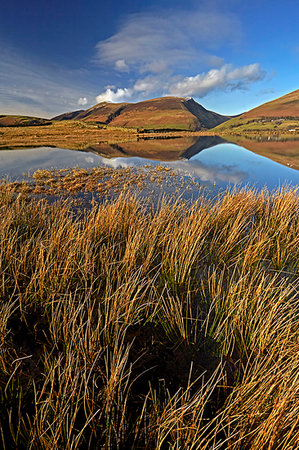 simsearch:841-08421421,k - Lonscale Fell and Skiddaw reflected in the still water of Tewet Tarn in the Lake District National Park, UNESCO World Heritage Site, Cumbria, England, United Kingdom, Europe Photographie de stock - Rights-Managed, Code: 841-09242231