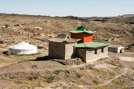 simsearch:841-05796521,k - Bari Lam Khild Buddhist Monastery, Ongiin River, Mongolia, Asia Photographie de stock - Rights-Managed, Code: 841-09242326