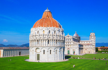 simsearch:640-06050186,k - Baptistery, Cathedral and Leaning Tower, Campo dei Miracoli, UNESCO World Heritage Site, Pisa, Tuscany, Italy, Europe Foto de stock - Con derechos protegidos, Código: 841-09242390