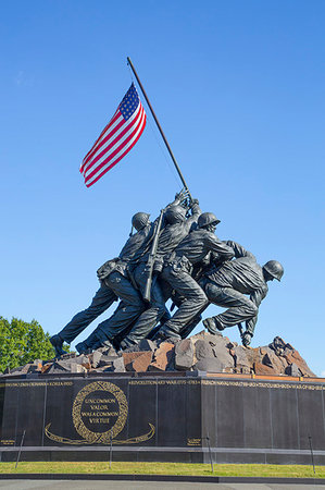 simsearch:841-09241970,k - United States Marine Corps War Memorial, Washington D.C., United States of America, North America Photographie de stock - Rights-Managed, Code: 841-09242447