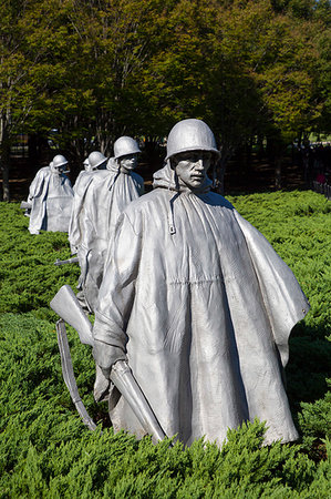 simsearch:6119-07452959,k - Korean War Veterans Memorial, Washington D.C., United States of America, North America Foto de stock - Direito Controlado, Número: 841-09242457