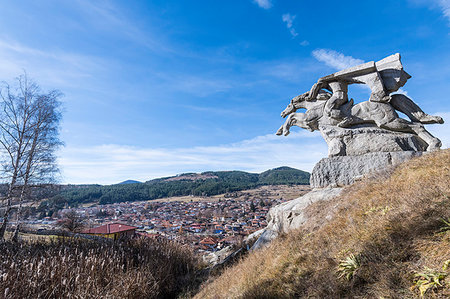 simsearch:841-09255744,k - Monument to Georgi Benkovski, Koprivshtitsa, Bulgaria, Europe Foto de stock - Con derechos protegidos, Código: 841-09255690