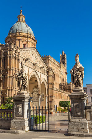 simsearch:841-09255873,k - The Palermo Cathedral (UNESCO World Heritage Site), Palermo, Sicily, Italy, Europe Stockbilder - Lizenzpflichtiges, Bildnummer: 841-09255899