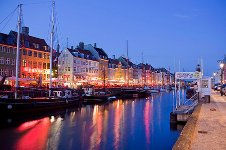 Nyhavn, Copenhagen, Denmark, Europe Stock Photo - Rights-Managed, Code: 841-09255958
