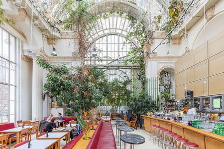 The Palmenhaus Restaurant, Vienna, Austria, Europe Stock Photo - Rights-Managed, Code: 841-09256053