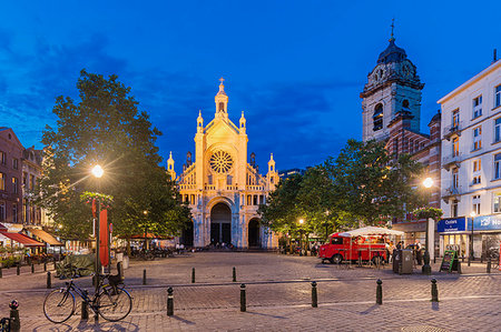 The Catherine Square, Brussels, Belgium, Europe Photographie de stock - Rights-Managed, Code: 841-09256076