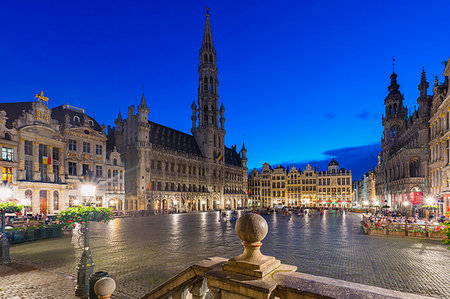 simsearch:841-09256247,k - The Grand Place, UNESCO World Heritage Site, Brussels, Belgium, Europe Foto de stock - Con derechos protegidos, Código: 841-09256071