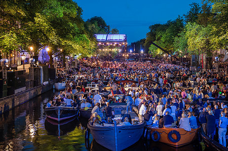 Grachtenfestival, Amsterdam, North Holland, The Netherlands, Europe Photographie de stock - Rights-Managed, Code: 841-09256245