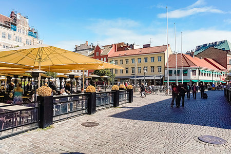 simsearch:841-09256595,k - Lilla Torg or the small square in the old city, Malmo, Skane county, Sweden, Europe Stock Photo - Rights-Managed, Code: 841-09256594