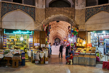 End to End bazaar, Kerman, Kerman Province, Iran, Middle East Stock Photo - Rights-Managed, Code: 841-09256741