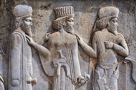 simsearch:841-09194538,k - Relief of the warriors, staircases of Apadana, Persepolis, UNESCO World Heritage Site, Fars Province, Iran, Middle East Foto de stock - Con derechos protegidos, Código: 841-09256767