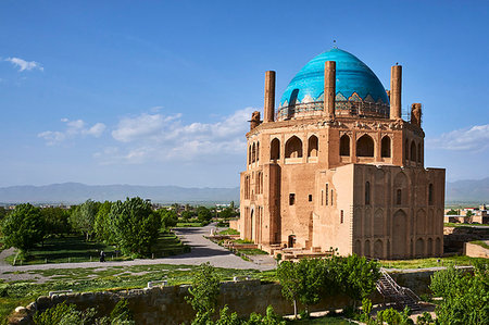 simsearch:841-09256737,k - Oljeitu Mausoleum, the Mongolian Sultan of Ilkhanid Mongol era, Soltaniyeh, Zanjan Province, Iran, Middle East Stock Photo - Rights-Managed, Code: 841-09256770