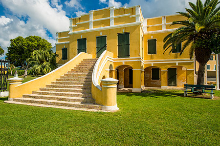 simsearch:841-06447106,k - Old Danish Customs House, Christiansted National Historic Site, Christiansted, St. Croix, US Virgin Islands, Caribbean Photographie de stock - Rights-Managed, Code: 841-09257045