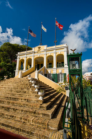 simsearch:841-06807165,k - Historic Government House, Christiansted, St. Croix, US Virgin Islands, Caribbean Photographie de stock - Rights-Managed, Code: 841-09257046