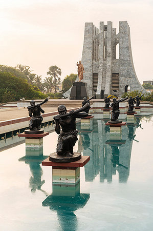 simsearch:841-09257138,k - Kwame Nkrumah Memorial Park and Mausoleum, Accra, Ghana, Africa Fotografie stock - Rights-Managed, Codice: 841-09257121