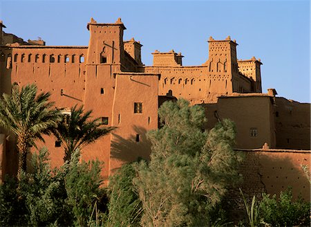 Aït Benhaddou (Ait-Ben-Haddou) kasbahs, haut Atlas, au Maroc, en Afrique du Nord, Afrique Photographie de stock - Rights-Managed, Code: 841-02704276