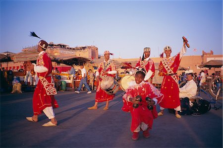 dancing morocco - Dancers on the Place Djemaa el Fna, Marrakech (Marrakesh), Morocco, North Africa, Africa Stock Photo - Rights-Managed, Code: 841-02704279