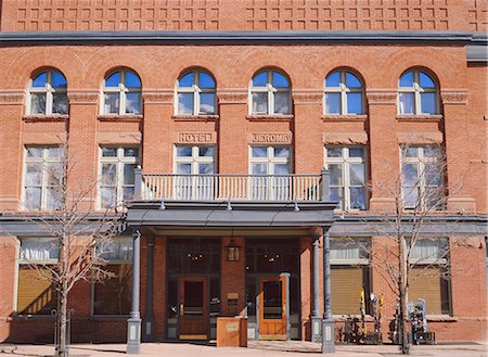 The Jerome Hotel, Aspen, Colorado, United States of America Foto de stock - Con derechos protegidos, Código: 841-02704323