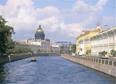 simsearch:841-02704221,k - St. Isaac's cathedral and the Moika River, St. Petersburg, Russia, Europe Stock Photo - Rights-Managed, Code: 841-02704344
