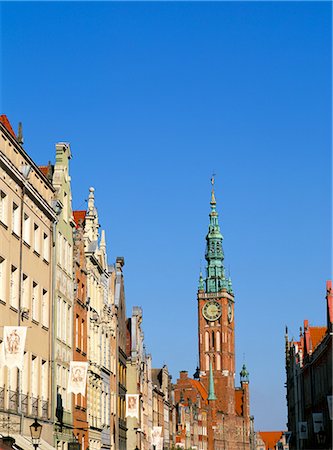 simsearch:841-02992812,k - Le vieil hôtel de ville et la vieille ville, Gdansk, Pologne, Europe Photographie de stock - Rights-Managed, Code: 841-02704349