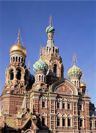 simsearch:841-03034787,k - The Christian Church on Spilled Blood (Church of the Resurrection of Christ), St. Petersburg, Russia, Europe Foto de stock - Con derechos protegidos, Código: 841-02704343