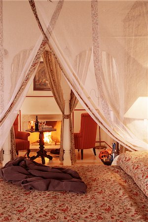 Detail of guest bedroom, Samode Palace Hotel, Samode, Rajasthan state, India, Asia Stock Photo - Rights-Managed, Code: 841-02704561