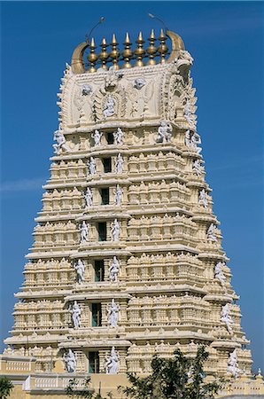 Allan temple, collines de Chamundi, Mysore, Karnataka, Inde, Asie Photographie de stock - Rights-Managed, Code: 841-02704772