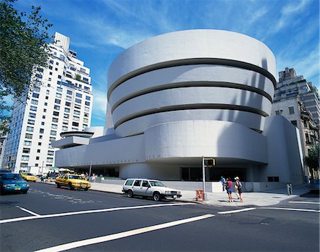 Le Musée Guggenheim, Manhattan, New York City, États-Unis d'Amérique, nord-américain Photographie de stock - Rights-Managed, Code: 841-02704871