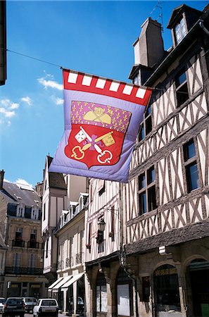dijon - In the old town, Dijon, Burgundy, France, Europe Foto de stock - Direito Controlado, Número: 841-02704956