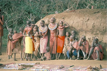 simsearch:851-02963280,k - Masai femmes et enfants, Kenya, Afrique de l'est, Afrique Photographie de stock - Rights-Managed, Code: 841-02705044