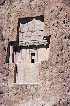 simsearch:841-03057601,k - Tomb of Darius at Naqsh-e Rustam, Iran, Middle East Stock Photo - Rights-Managed, Code: 841-02705045