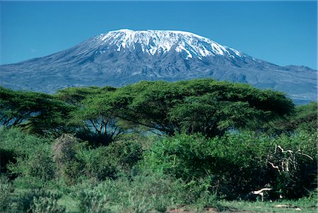 Mount Kilimanjaro, Tanzania, East Africa, Africa Foto de stock - Con derechos protegidos, Código: 841-02705046