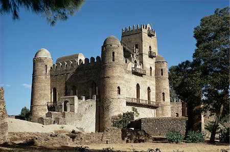 King Fasiuda's Castle, Gondar, Ethiopia, Africa Foto de stock - Con derechos protegidos, Código: 841-02705056