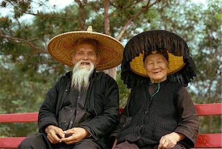 simsearch:841-03066727,k - Elderly Hakka couple in traditional dress, Hong Kong, China, Asia Foto de stock - Con derechos protegidos, Código: 841-02705107