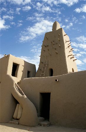 simsearch:841-02916511,k - La mosquée de Djingareyber, Timbuktu (Tombouctoo), Site du patrimoine mondial de l'UNESCO, le Mali, Afrique Photographie de stock - Rights-Managed, Code: 841-02705183