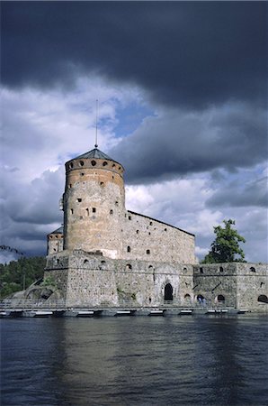 finland landmark - Olavinlinna Castle dating from 1475, Savonlinna, Finland, Scandinavia, Europe Stock Photo - Rights-Managed, Code: 841-02705200