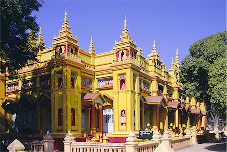 Thanboddhay (That-boddhay) Pagoda, Monywa, Myanmar (Burma), Asia Foto de stock - Direito Controlado, Número: 841-02705307
