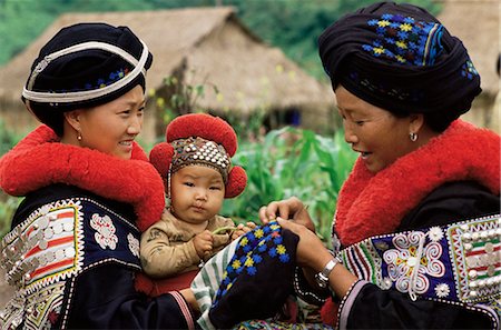 Yao hill tribe, Chiang Rai, Thailand, Southeast Asia, Asia Stock Photo - Rights-Managed, Code: 841-02705332