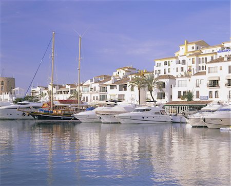 Puerto Banus, in der Nähe von Marbella, Costa Del Sol, Andalusien (Andalusien), Spanien, Europa Stockbilder - Lizenzpflichtiges, Bildnummer: 841-02705528