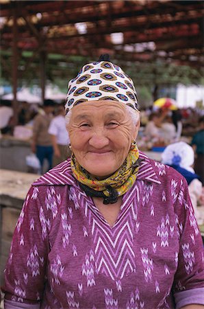 samarkand - Portrait of a market trader, Samarkand, Uzbekistan, CIS, Central Asia, Asia Stock Photo - Rights-Managed, Code: 841-02705567