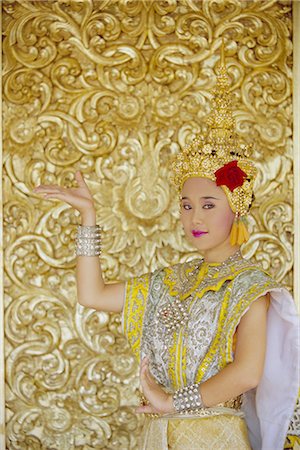 simsearch:841-02914823,k - Danseur traditionnel thaïlandais, Chiang Mai, Thaïlande, Asie Photographie de stock - Rights-Managed, Code: 841-02705587