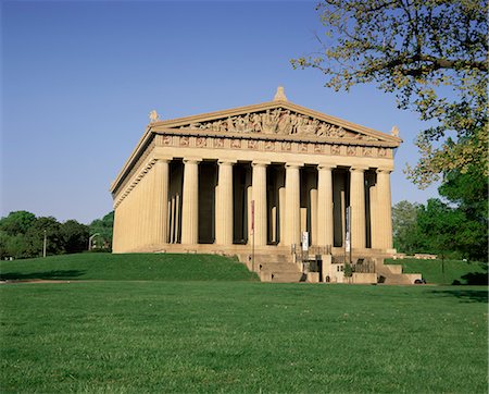 The Parthenon in Centennial Park, Nashville, Tennessee, United States of America, North America Foto de stock - Con derechos protegidos, Código: 841-02705771